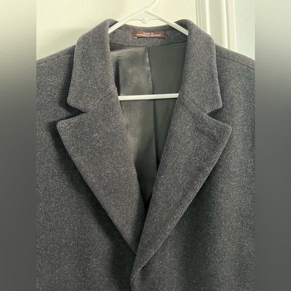 Mens Michael Kors Wool Coat Size 42 Long - Picture 3 of 3